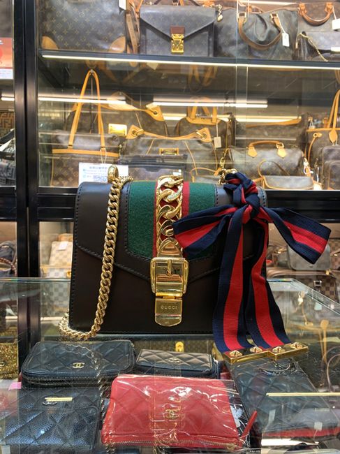 Gucci Mini Sylvie/493075 二手手袋