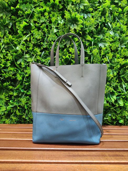 Celine Bicolor Cabas/U-CU-1107 二手手袋