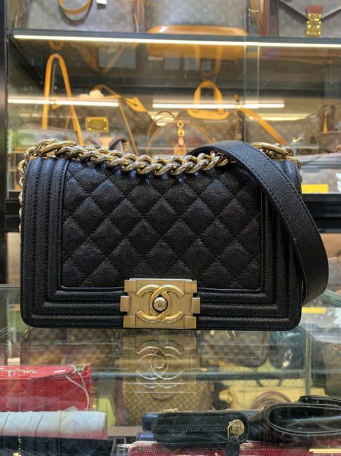 Chanel Boy 20cm/26421416 二手手袋
