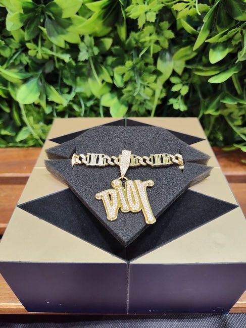 Dior X Shawn Stussy Necklace 二手配飾