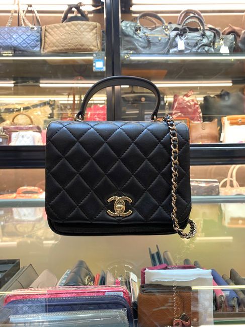 Chanel Top Handle Chain S/D 二手手袋