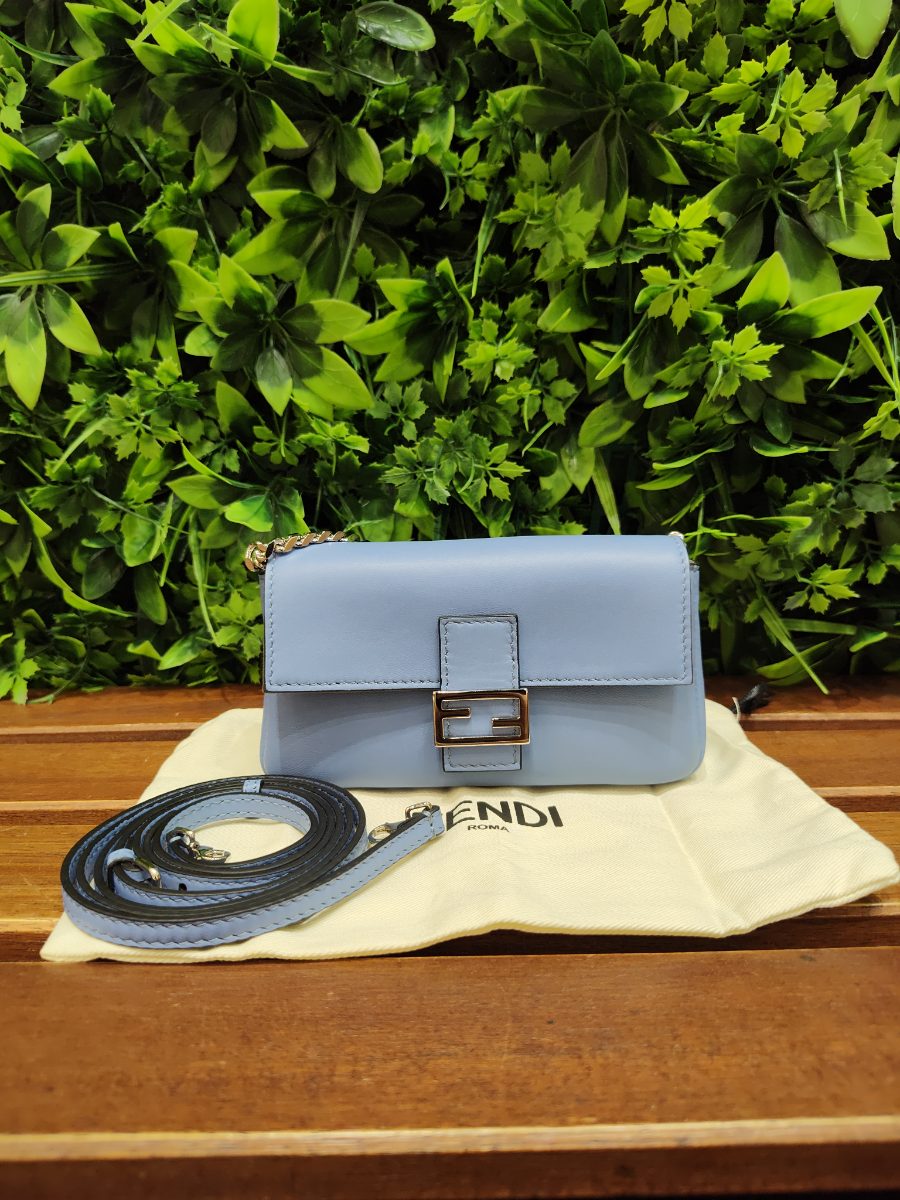 Fendi Micro Baguette/158-3355 二手手袋