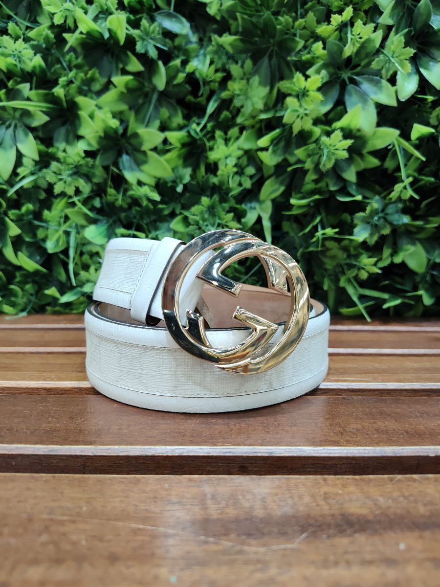 Gucci Belt GG 95CM/214351 二手配飾